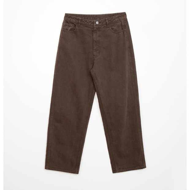 마티스 더 큐레이터 데님팬츠 브라운