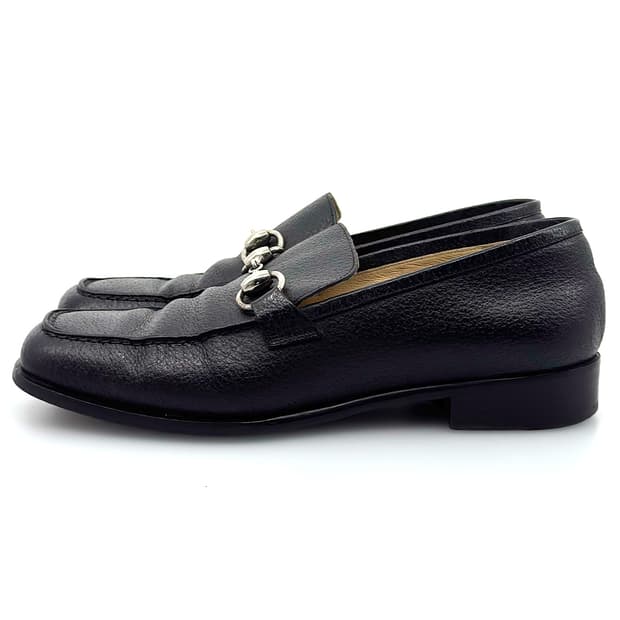 Gucci  Square-Toe Horsebit Loafers/ 7