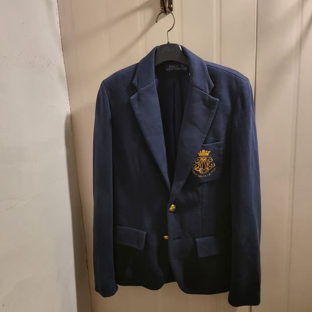 폴로 랄프로렌 네이비 금장 블레이저 4사이즈