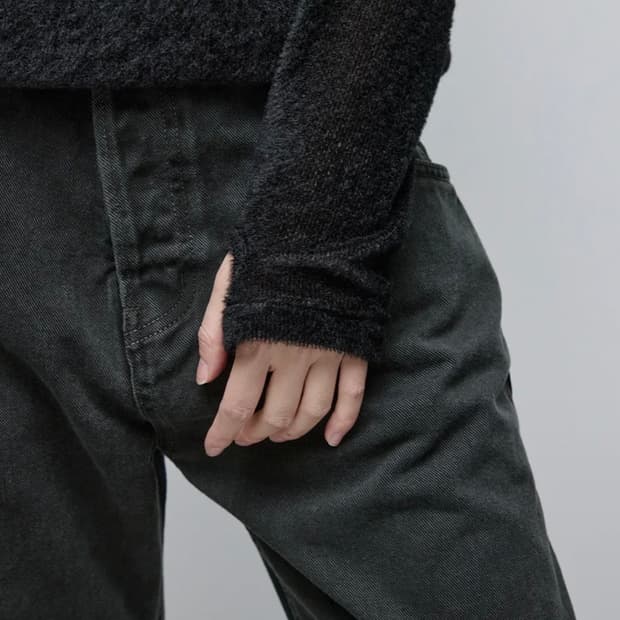 해칭룸 Fuzzy Mesh Tee Black 3(M)