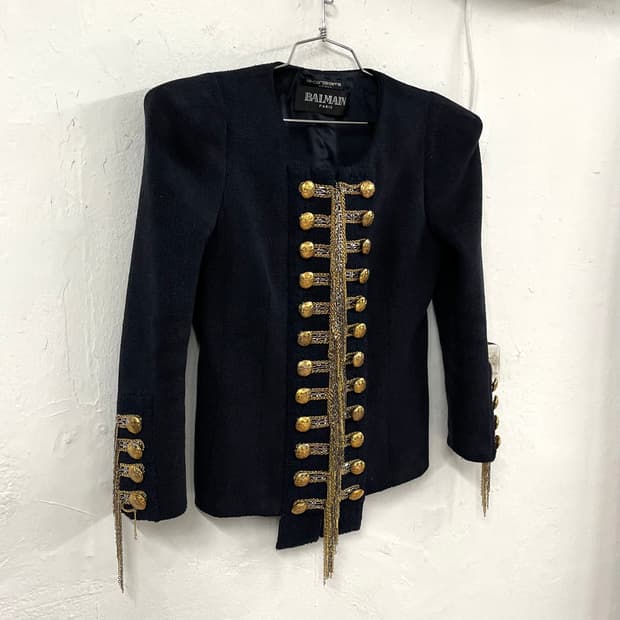 발망 2010FW 런웨이 나폴레옹 트위드 자켓