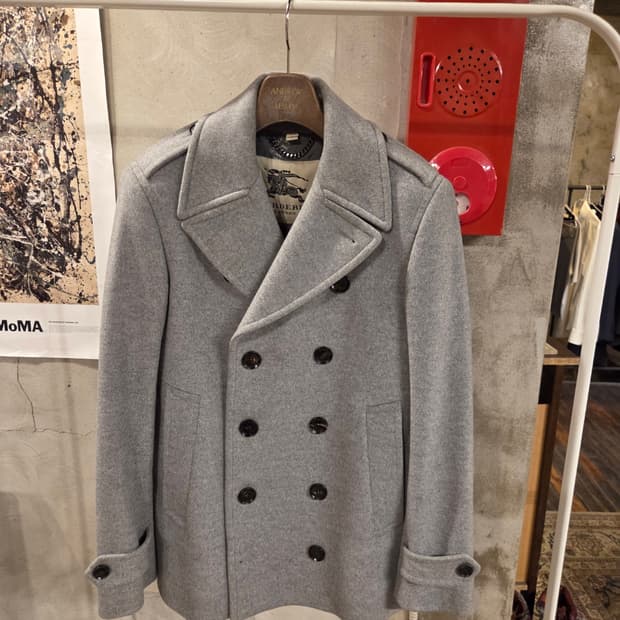 버버리 캐시미어 피코트