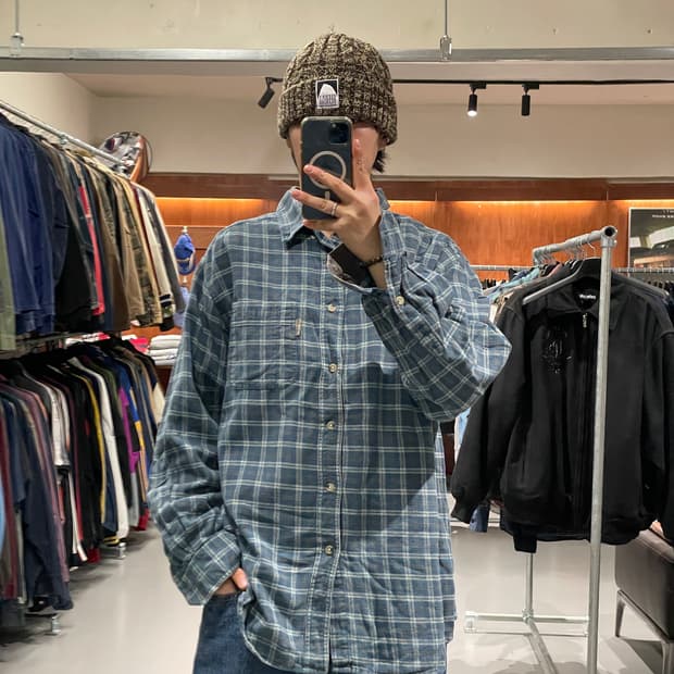 울리치 체크 셔츠