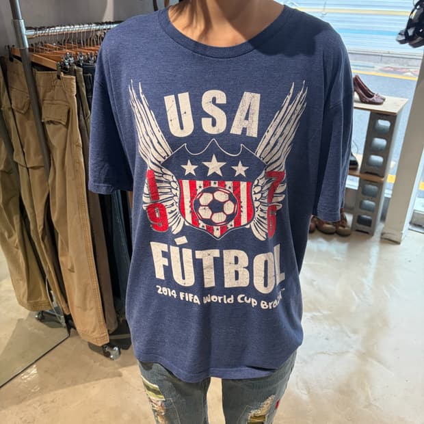 Fifa 2014 USA 풋볼 반팔 티셔츠 XL