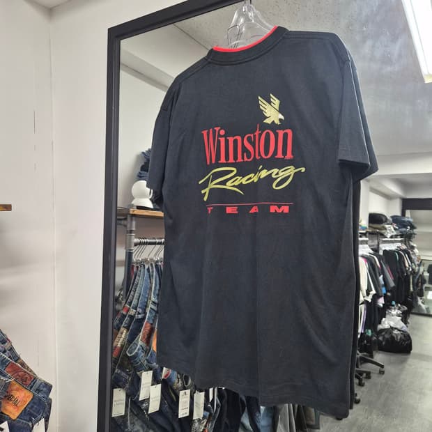 90s Winston Racing Team 빈티지 그래픽 티셔츠