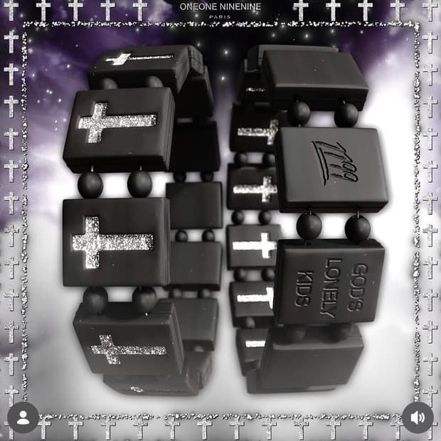 1199 bazo GOD'S LONELY KIDS black