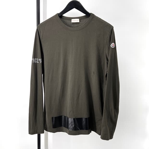 [L사이즈] 몽클레어 로고 긴팔 롱슬리브 티셔츠 