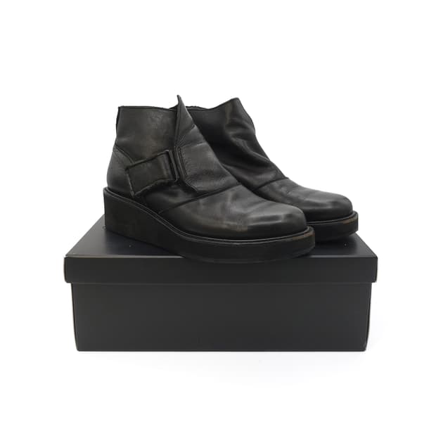 [2] Y'S YOHJIYAMAMOTO 요지야마모토 스트랩 레더부츠