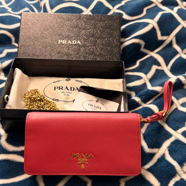 프라다 사피아노 체인 미니백&지갑