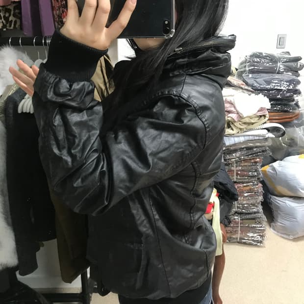 빈티지 레더 필드자켓