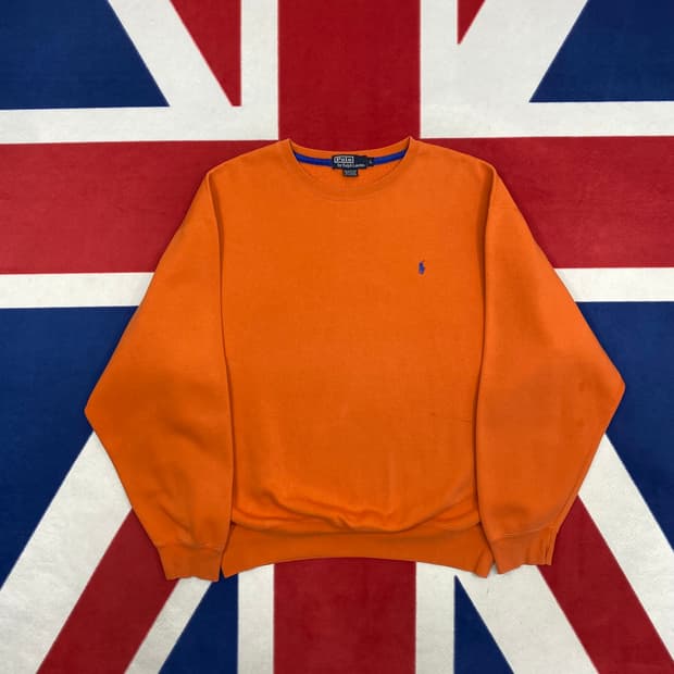 폴로 오버핏 맨투맨 L