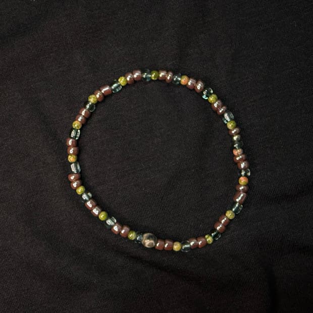 simple Brown&green bracelet