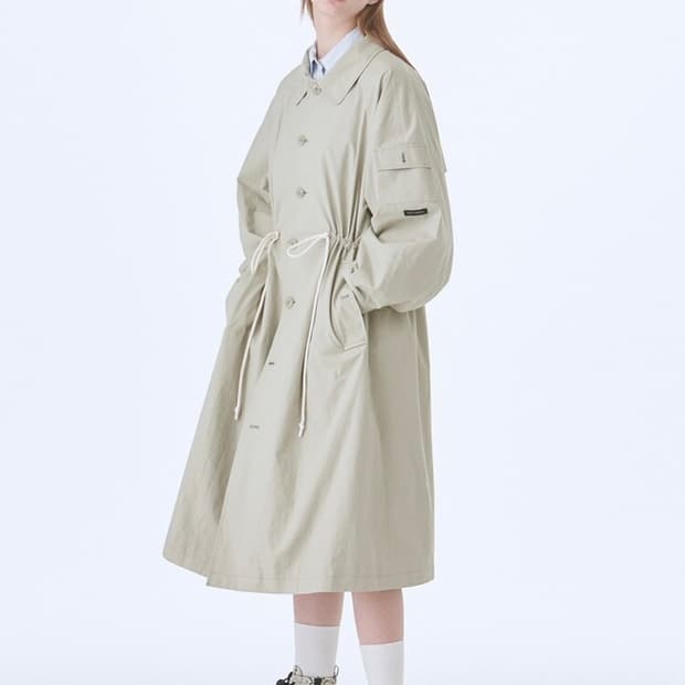 노이커먼 트렌치 코트 (GREEN)