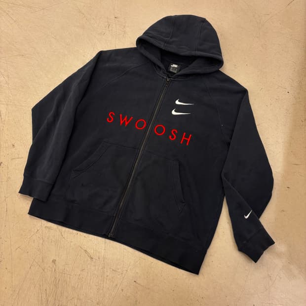 나이키 더블스우시 빅로고 후드집업