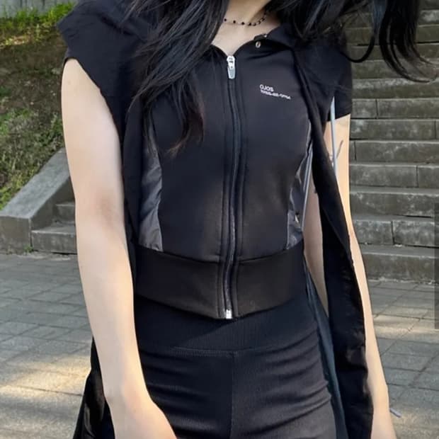 오호스 머플러 복서 후디집업