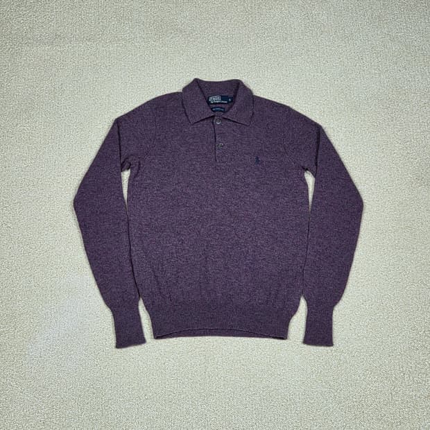 [폴로 랄프로렌] 포니 자수 램스울 카라 니트 | 00279