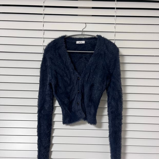 Ason macaron cardigan blue-green