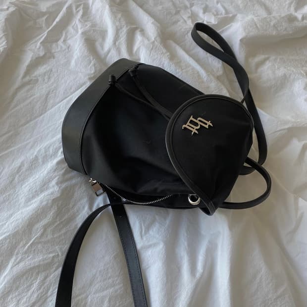 쓰리타임즈 Acorn backpack (블랙)