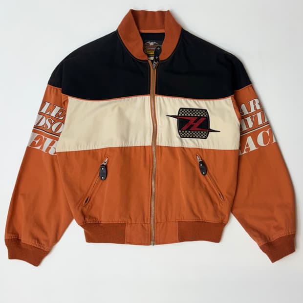 Harley-Davidson 할리데이비슨 레이서 MA-1 코튼 자켓
