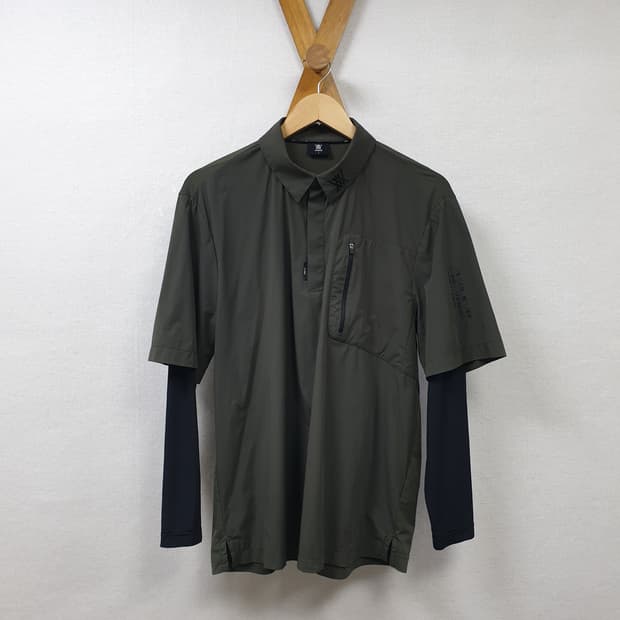 [L/100/정품] 어뉴 골프 남성반팔