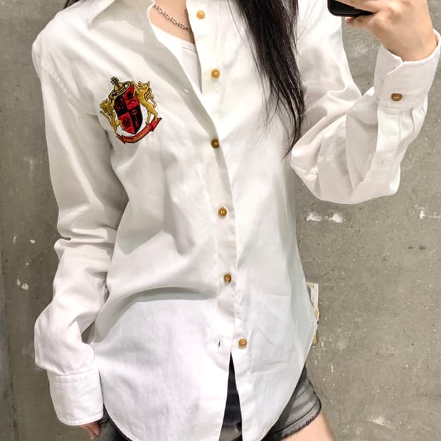 Vivienne Westwood man 비비안웨스트우드 화이트 셔츠