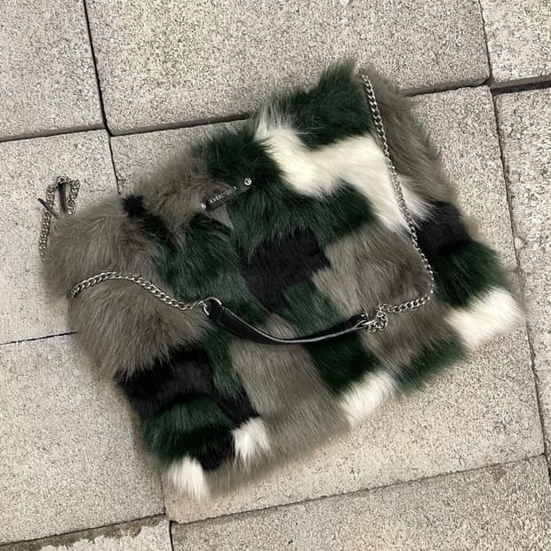 디젤 퍼 숄더 백