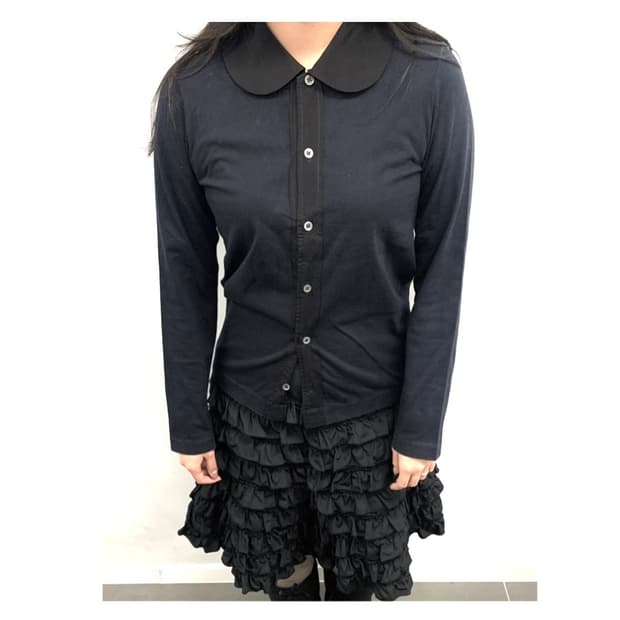 꼼데가르송 트리콧 배색 셔츠 