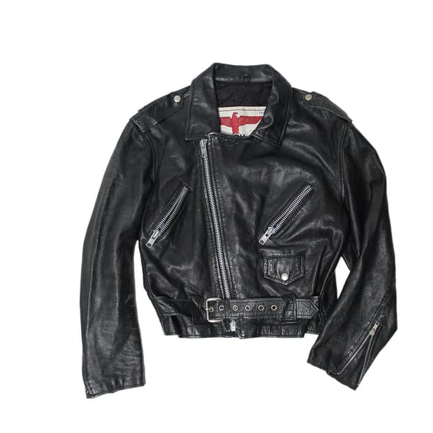 1980s BOY LONDON 보이런던 레더 바이커 자켓 