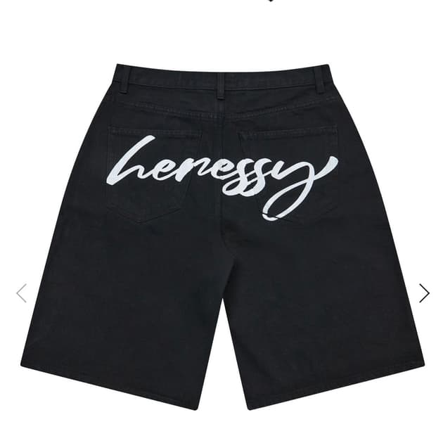 HERESSY DENIM PANTS BLACK