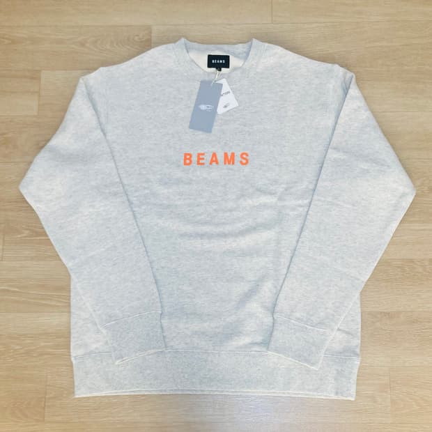 빔즈 beams 로고 맨투맨 L