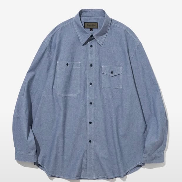 (M)유니폼브릿지 샴브레이 워크 셔츠