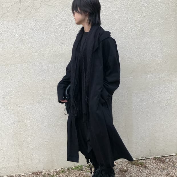 요지야마모토 뿌르옴므 오버 코트 