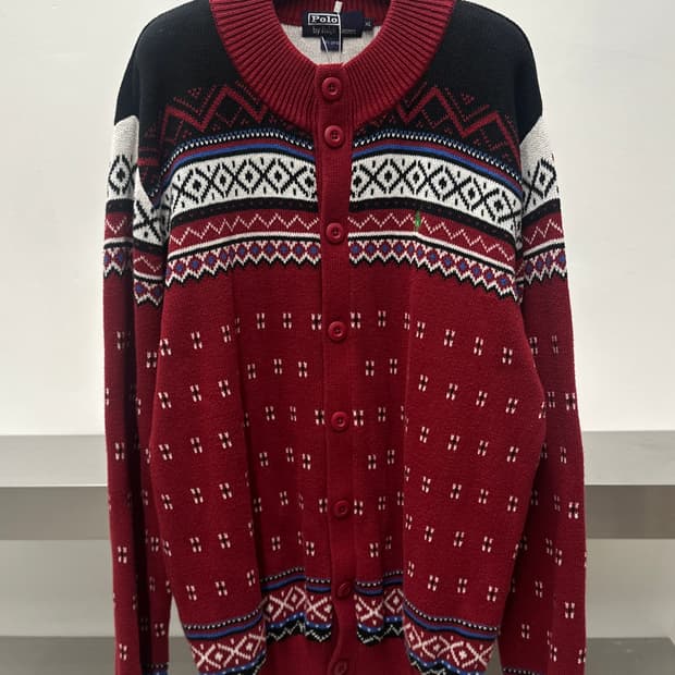 폴로 랄프로렌 페어아일 니트 가디건 