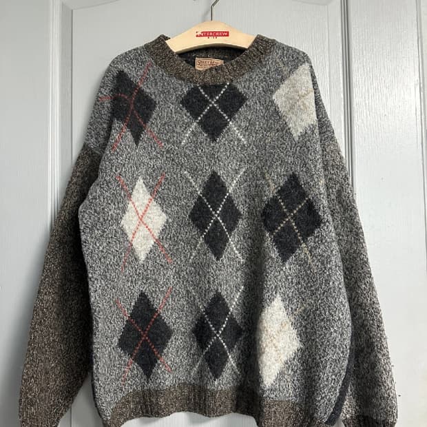 시슬리 아가일 니트