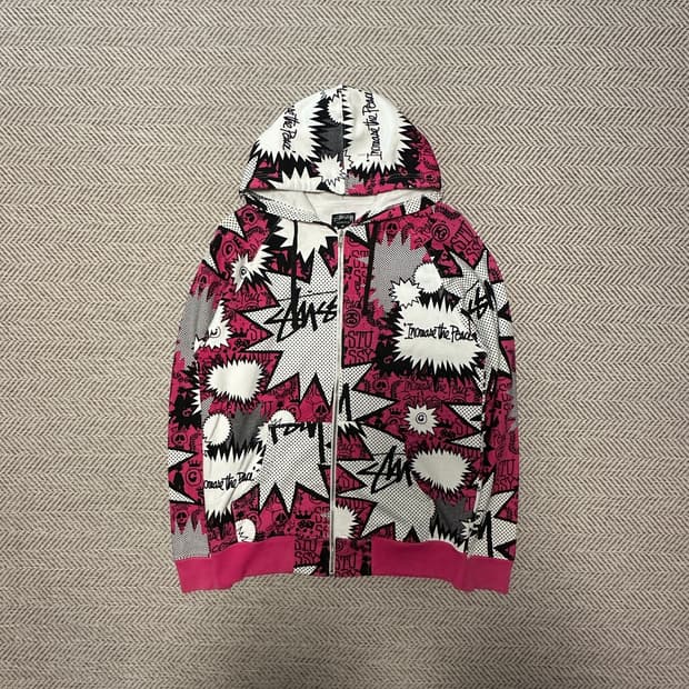 STUSSY japan hoodie zipup