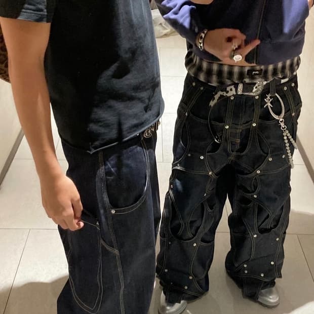 유일매물 Homework 홈워크 배기팬츠