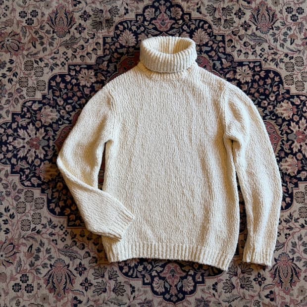 크루치아니 터틀넥 니트 100