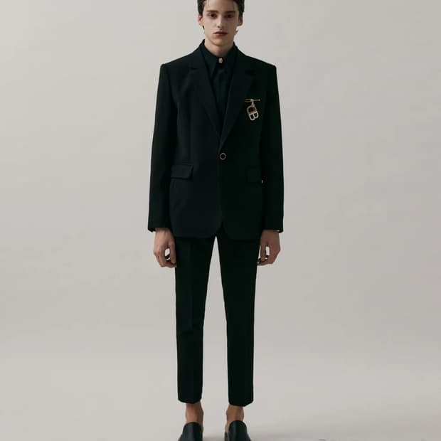 (2)디벨 골드지퍼 싱글 블레이저