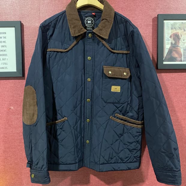브라운브레스 퀼팅 자켓 XL 네이비