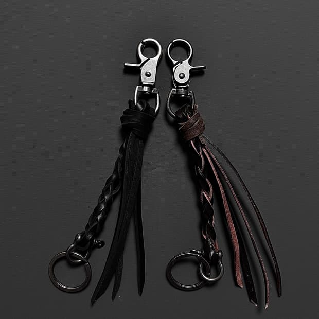 레더 테슬 키링 (2color)