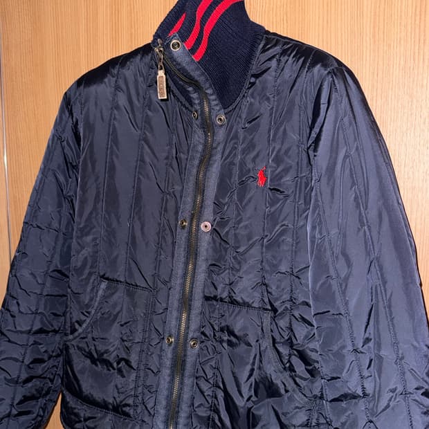 폴로 퀼팅 패딩 자켓