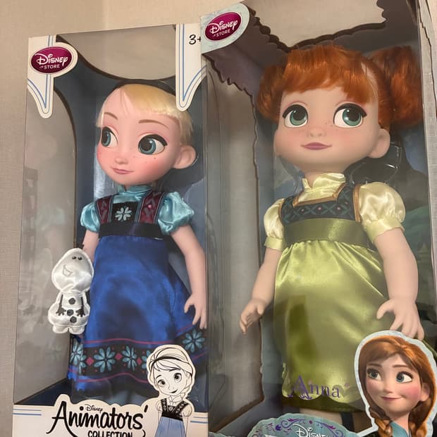 디즈니 베이비돌 엘사안나 일괄 판매합니다