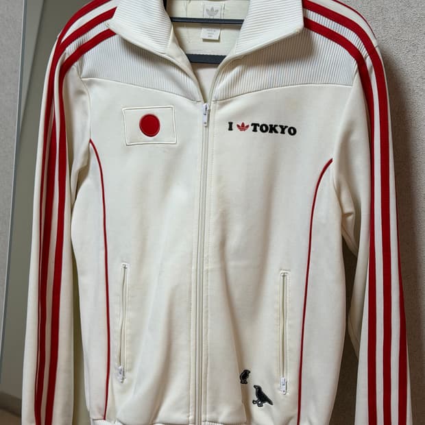 아디다스 빈티지 도쿄 TOKYO 트랙탑 저지 져지집업 90 / S