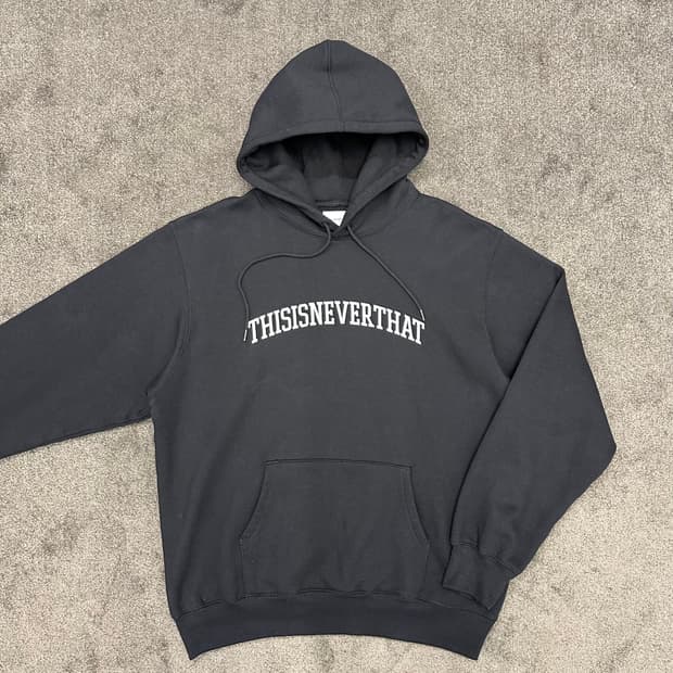 디스이즈네버댓 로고 후드티 XL