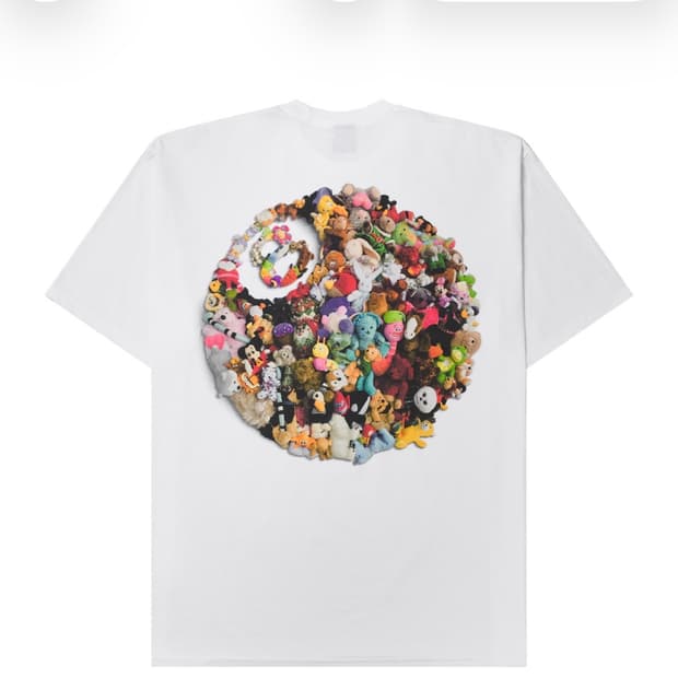 스투시 플러시 티셔츠 화이트