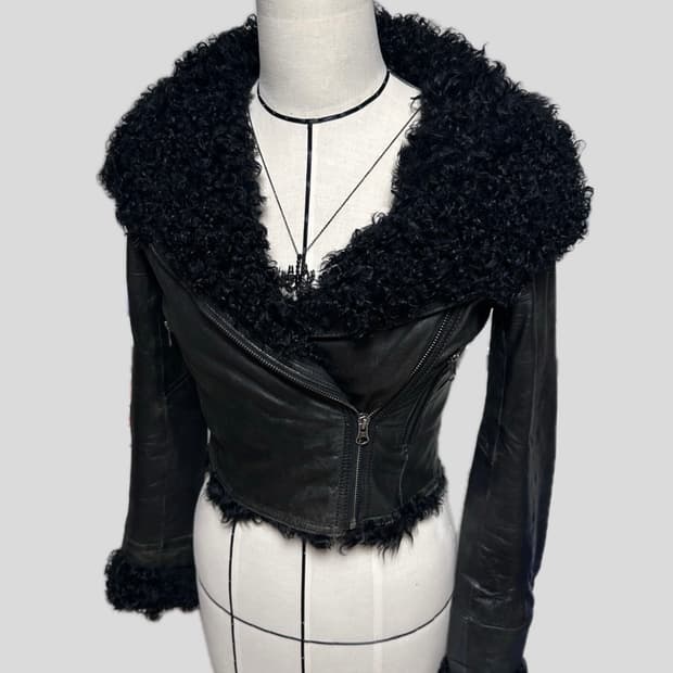 빈티지 양가죽 자켓