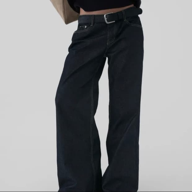 어텀 로우 논페이드 데님 S