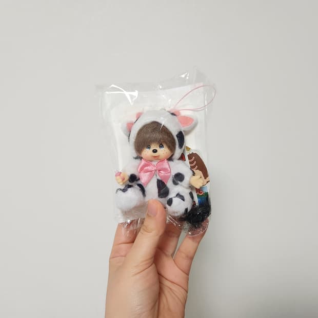 몬치치 고전 소 키링