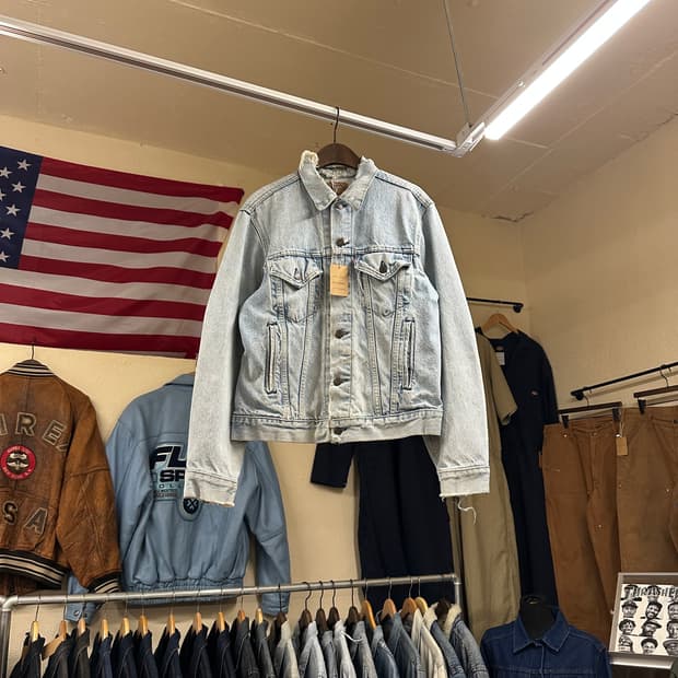 80s USA 리바이스 70505 데님 트러커