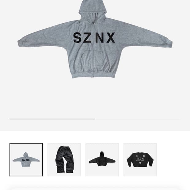 yeezy HD-10 Grey  (이지 시즌 10 후드 집업)